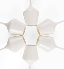 Load image into Gallery viewer, Acrylic Stemmed Wine Glasses - White