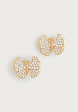 Load image into Gallery viewer, Butterfly Pavé Stud Earrings