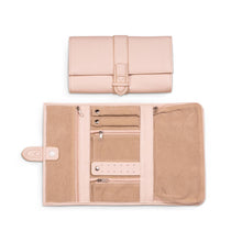 Load image into Gallery viewer, Hayley Cream Jewelry Clutch