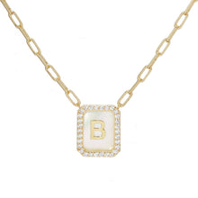 Load image into Gallery viewer, Gold Plated Initial Necklace