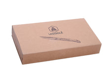 Load image into Gallery viewer, Brown Pakka Wood Set of 6 Steak Knives