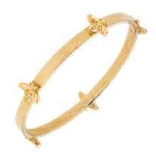 Load image into Gallery viewer, Gold Bee Bangle
