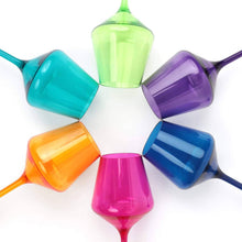 Load image into Gallery viewer, Acrylic Stemmed Wine Glasses - Jewel