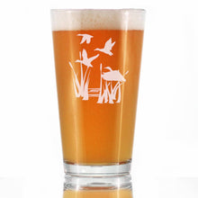Load image into Gallery viewer, Duck Pond Pint Glass for Beer - 16 oz.