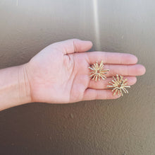 Load image into Gallery viewer, Sierra: Gold Starburst Earring