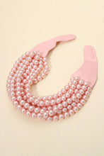 Load image into Gallery viewer, Bling Bella Chunky Pearl Beaded Layered Magnetic Necklace