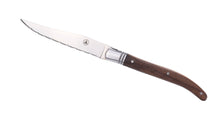 Load image into Gallery viewer, Walnut Mirror Set of 6 Steak Knives