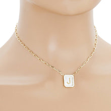Load image into Gallery viewer, Gold Plated Initial Necklace