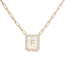 Load image into Gallery viewer, Gold Plated Initial Necklace