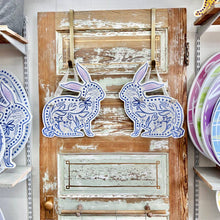 Load image into Gallery viewer, Chinoiserie Bunny Doorhanger