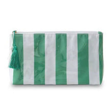 Load image into Gallery viewer, Travel Stripe Cosmetic Makeup Pouch Bag
