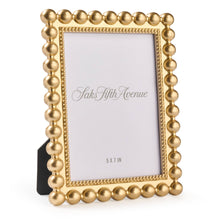 Load image into Gallery viewer, 5 x 7 Gold Beaded City Chic Picture Frame