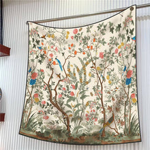 Load image into Gallery viewer, Jungle Birds Twill Silk Travel Sun Scarf