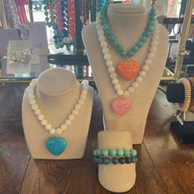 Load image into Gallery viewer, Heart Beaded Necklace