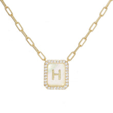 Load image into Gallery viewer, Gold Plated Initial Necklace