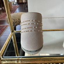 Load image into Gallery viewer, 7" 2mm GF Bead with 4mm Pearls Bead Bracelet