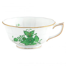 Load image into Gallery viewer, Chinese Bouquet Green Cup & Saucer