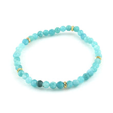Load image into Gallery viewer, 14k Gold Filled Gemstone Bracelet 4mm