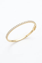 Load image into Gallery viewer, 14K Yellow Gold Diamond Bangle Bracelet, 2.05 cts