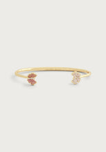 Load image into Gallery viewer, Butterfly Pink Pavé Bangle