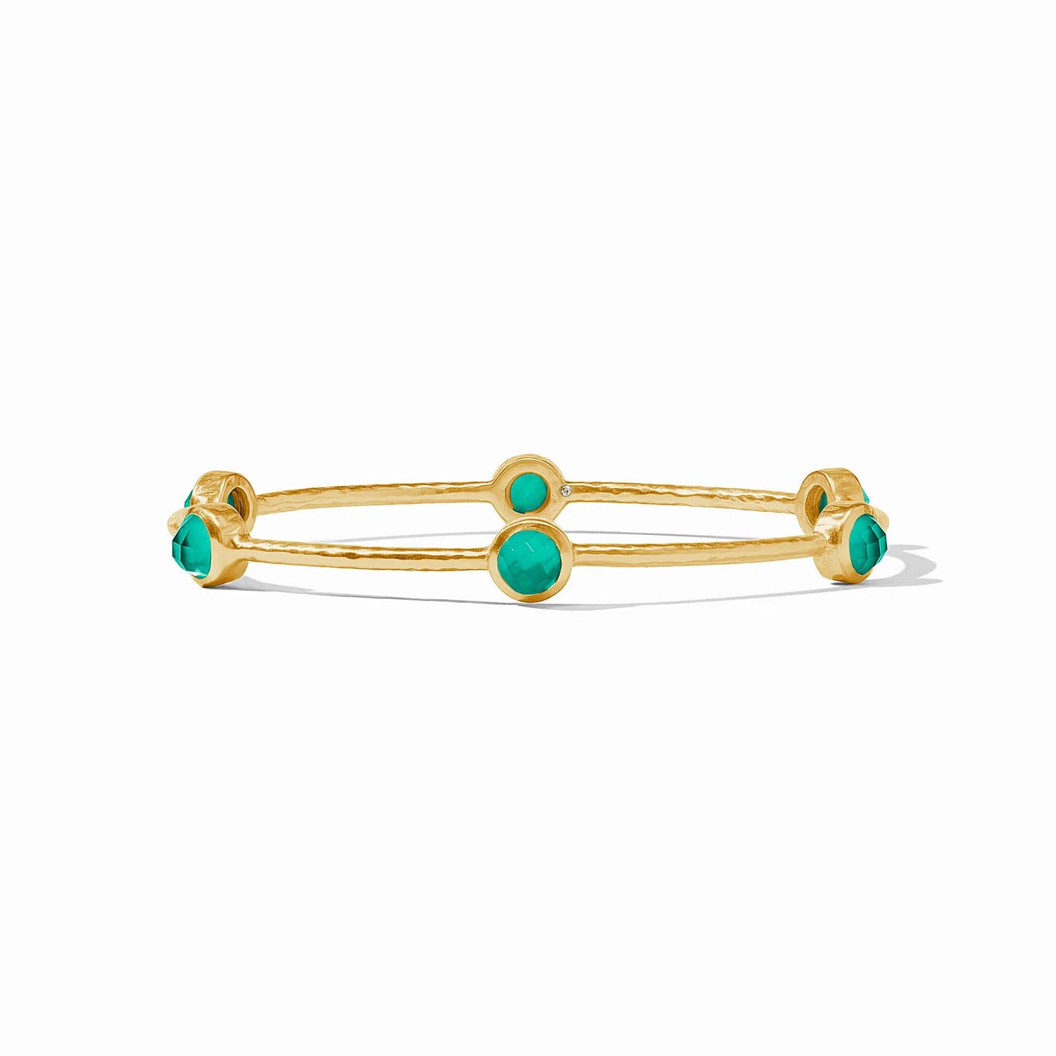 Milano Luxe Bangle-Chalcedony Blue-M