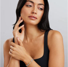 Load image into Gallery viewer, LAGOS Sterling Silver and 18K Interlocking Diamond Bracelet