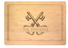 Load image into Gallery viewer, 20X14 Rect Maple Wood with Gold Handle