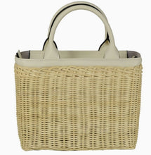 Load image into Gallery viewer, Italian Leather Woven Basket Handbag