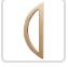 Load image into Gallery viewer, 20X14 Rect Maple Wood with Gold Handle