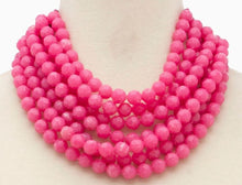 Load image into Gallery viewer, Chunky Beaded Layered Magnetic Necklace