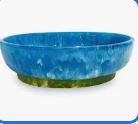 Load image into Gallery viewer, Resin Rio Large Oval Bowl With Base