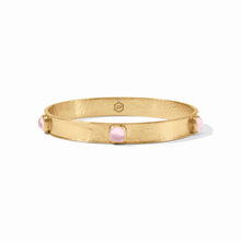 Load image into Gallery viewer, Catalina Iridescent Rose Stone Bangle
