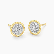 Load image into Gallery viewer, Circle Rope Earrings