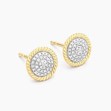 Load image into Gallery viewer, Circle Rope Earrings
