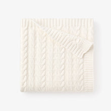 Load image into Gallery viewer, Cable Knit Baby Blanket