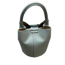 Load image into Gallery viewer, Italian Leather Small Bucket Handbag
