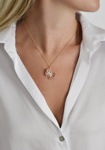 Load image into Gallery viewer, Butterfly Pink Pave Necklace