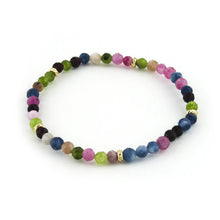 Load image into Gallery viewer, 14k Gold Filled Gemstone Bracelet 4mm