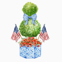 Load image into Gallery viewer, Red, White, & Bloom Door Hanger