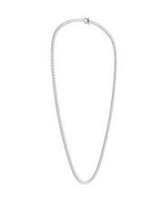 Load image into Gallery viewer, 18" 14K White Gold 7.4 ctw Tennis Necklace