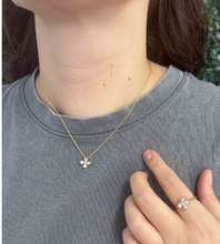 Load image into Gallery viewer, 14K Yellow Gold 0.41 ctw Rounded Cloved Diamond Necklace