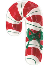 Load image into Gallery viewer, Candy Cane Bow Tidbit
