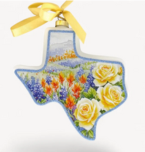 Load image into Gallery viewer, State of Texas Wildflowers Blown Glass Ornament | Texan Christmas 2026 Edition
