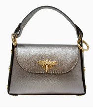Load image into Gallery viewer, Italian Leather Bee Mini Bag
