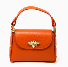 Load image into Gallery viewer, Italian Leather Bee Mini Bag