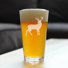 Load image into Gallery viewer, Deer Pint Glass for Beer - 16 oz.