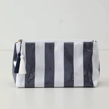 Load image into Gallery viewer, Travel Stripe Cosmetic Makeup Pouch Bag