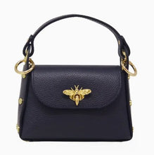 Load image into Gallery viewer, Italian Leather Bee Mini Bag