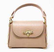Load image into Gallery viewer, Italian Leather Bee Mini Bag