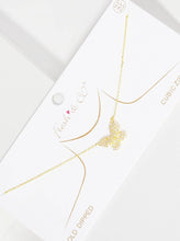 Load image into Gallery viewer, Gold Princess Butterfly Necklace
